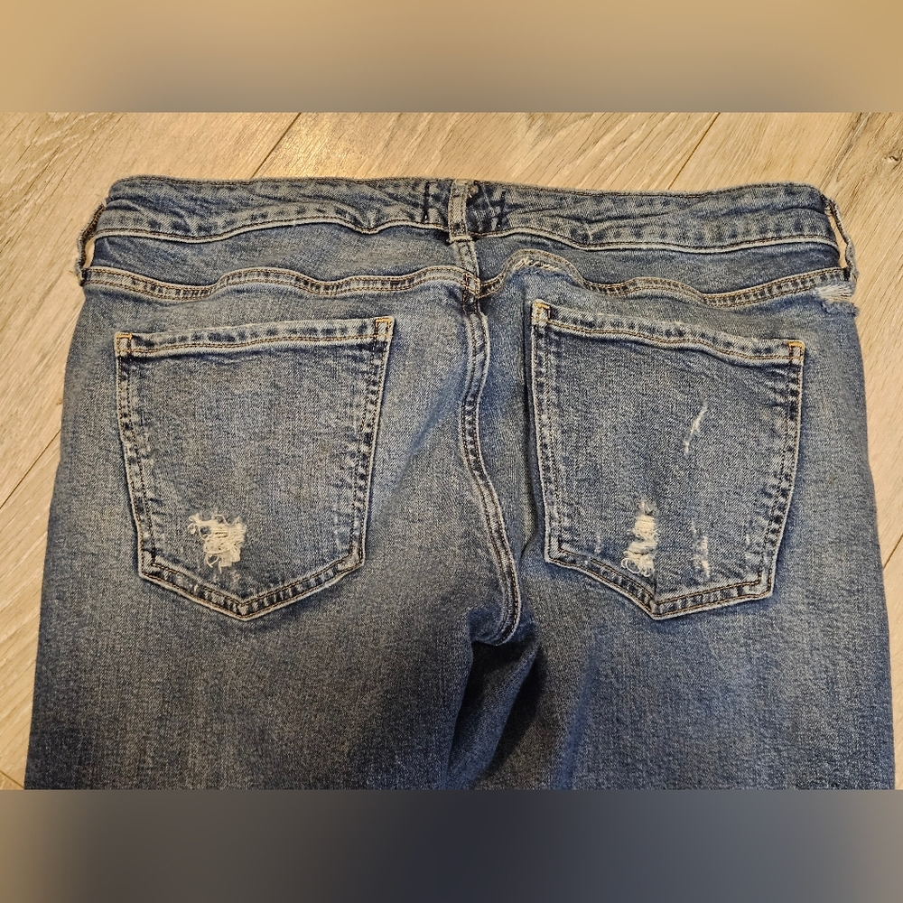 Vintage AGOLDE Lara Distressed Jeans "Badlands" Wash Women's 31 - Picture 12 of 13